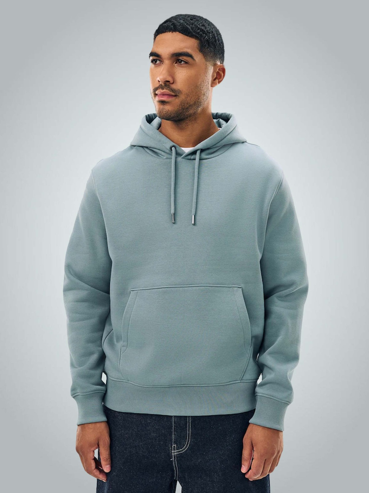 320 Gr Compact Penye 3 İplik Kapüşonlu Sweatshirt
