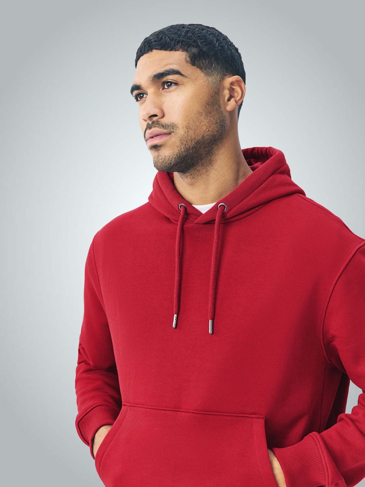 320 Gr Compact Penye 3 İplik Kapüşonlu Sweatshirt