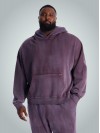 Asit Yıkamalı Premium Kapüşonlu Sweatshirt