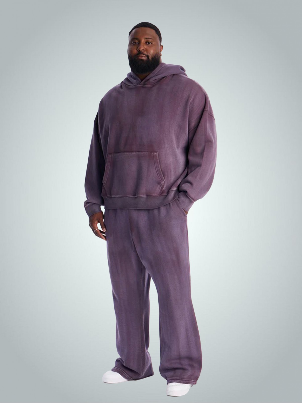 Asit Yıkamalı Premium Kapüşonlu Sweatshirt