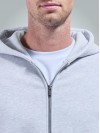 Kapüşonlu Kalın Fermuarlı Sweatshirt