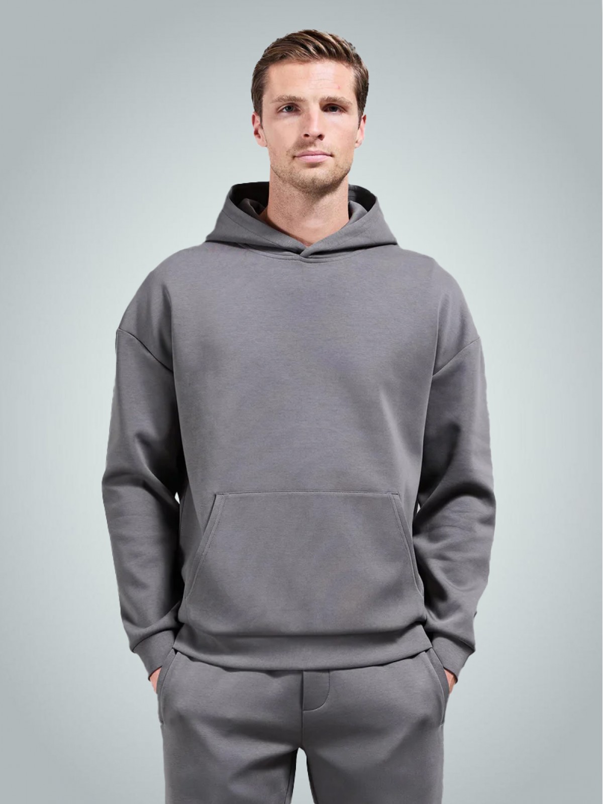 Kapüşonlu kalın sweatshirt