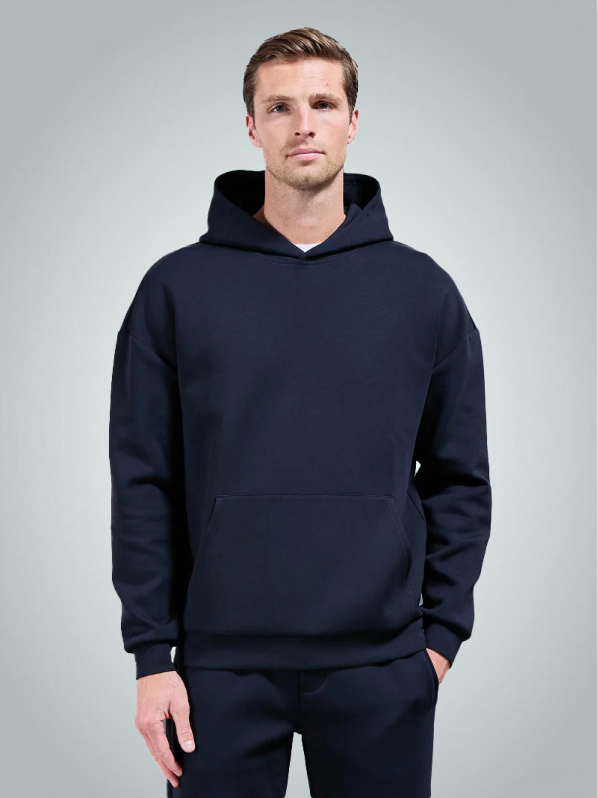 Kapüşonlu kalın sweatshirt