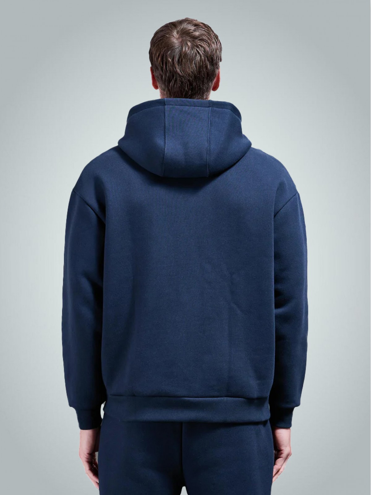 Kapüşonlu Kalın Fermuarlı Sweatshirt