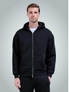 Kapüşonlu Kalın Fermuarlı Sweatshirt