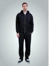 Kapüşonlu Kalın Fermuarlı Sweatshirt