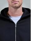 Kapüşonlu Kalın Fermuarlı Sweatshirt