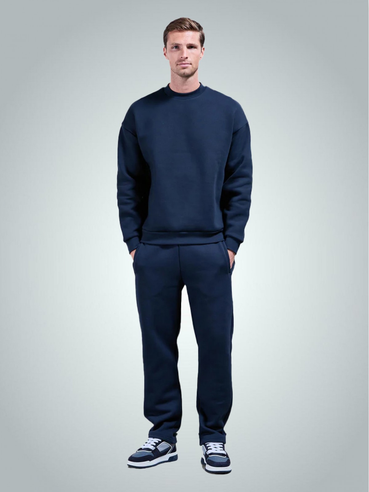 Bisiklet Yaka Sweatshirt
