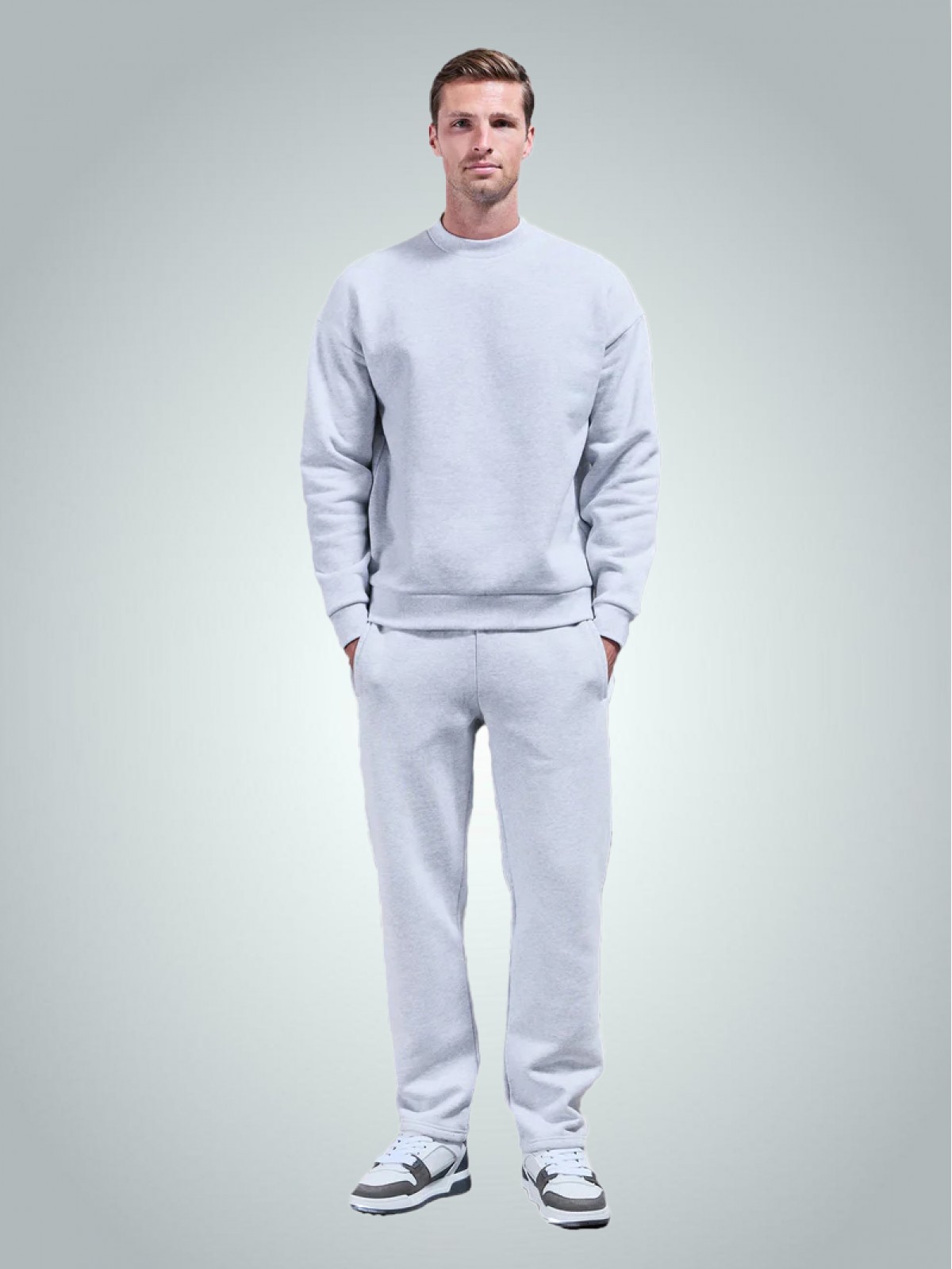 Bisiklet Yaka Sweatshirt
