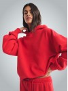 320 Gr Compact Penye 3 İplik Kapüşonlu Sweatshirt
