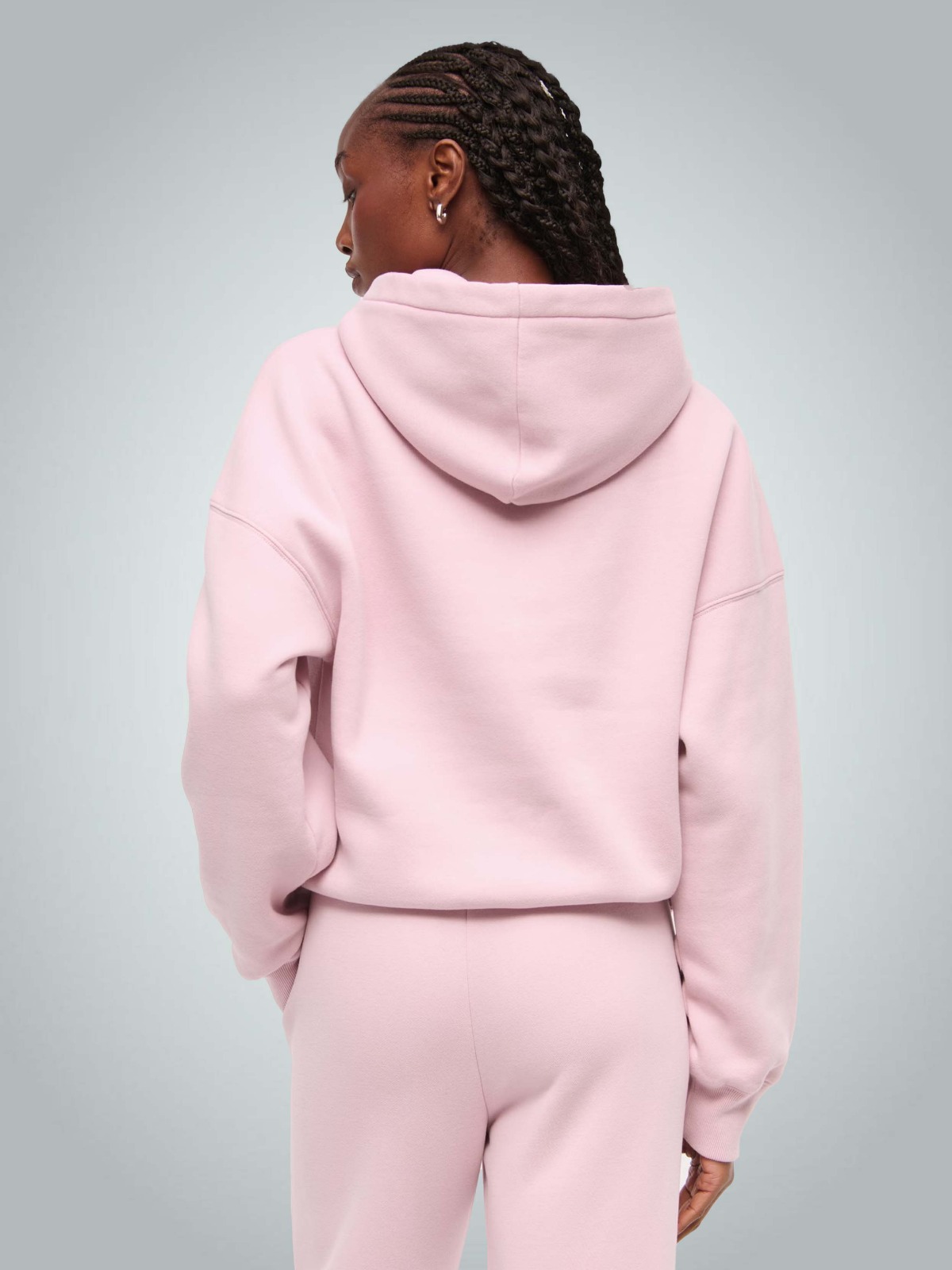 320 Gr Compact Penye 3 İplik Kapüşonlu Sweatshirt