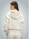 Kapüşonlu Kalın Fermuarlı Sweatshirt