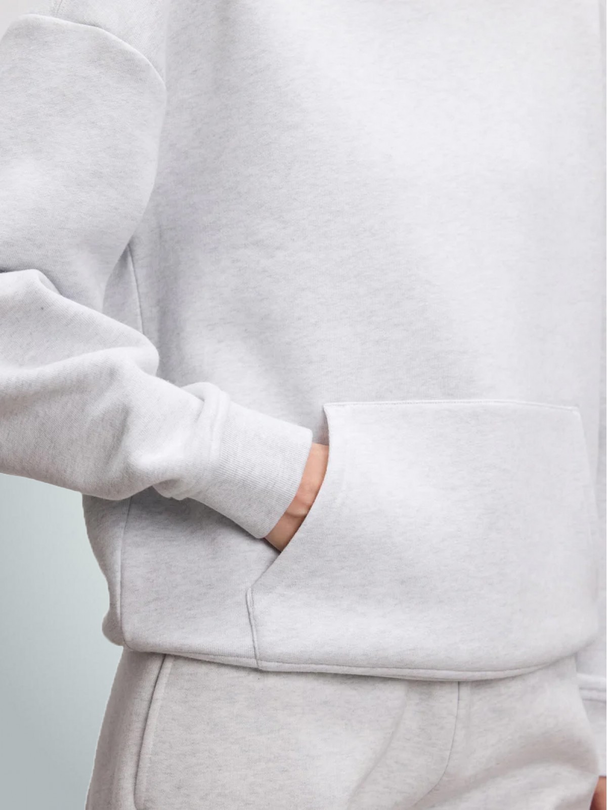 Kapüşonlu Kalın Sweatshirt