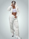 Relaxed Fit Fermuarlı Kapüşon