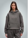 Kapüşonlu Kalın Sweatshirt