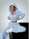 Relaxed Fit Fermuarlı Kapüşon