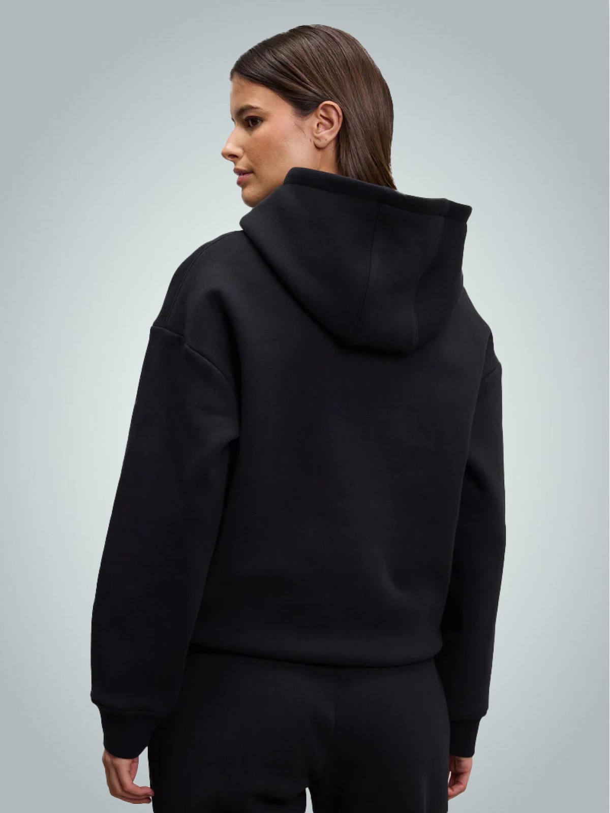 Kapüşonlu Kalın Sweatshirt