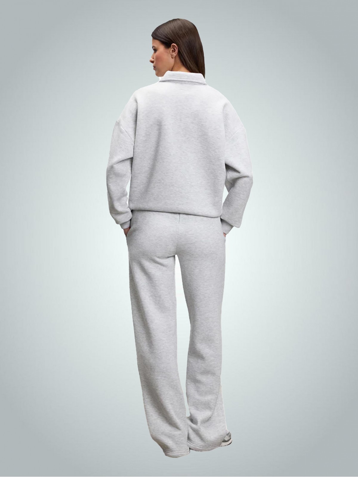 2 İplik Compact Penye Şardonlu Lacoste 280 gr Polo Yaka Sweatshirt