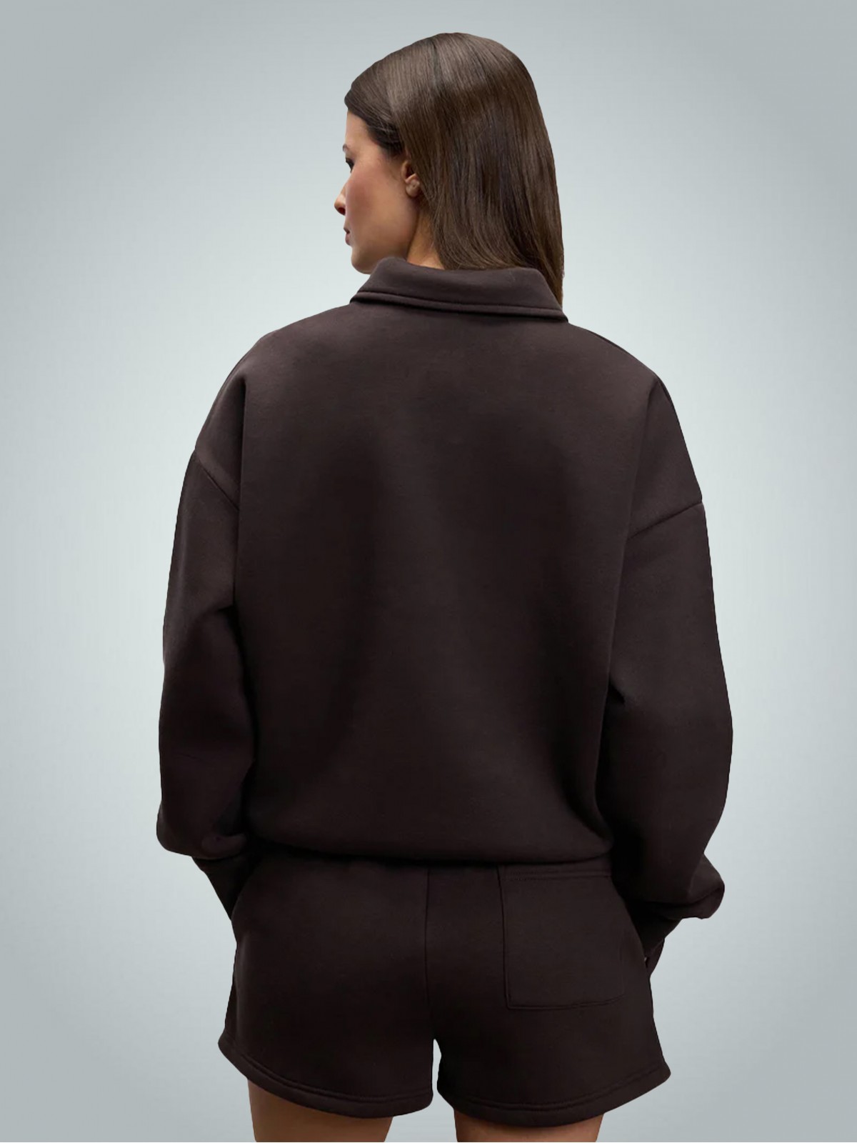 2 İplik Compact Penye Şardonlu Lacoste 280 gr Polo Yaka Sweatshirt