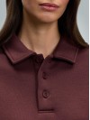 2 İplik Compact Penye Şardonlu Lacoste 280 gr Polo Yaka Sweatshirt