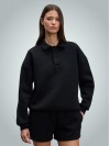 2 İplik Compact Penye Şardonlu Lacoste 280 gr Polo Yaka Sweatshirt