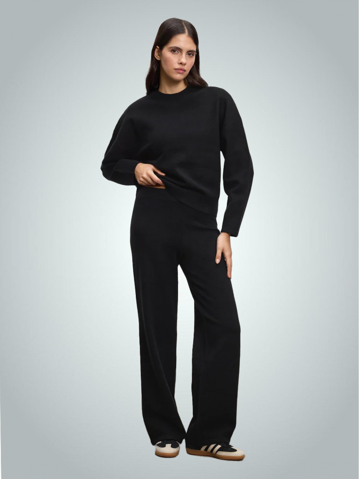 Bisiklet Yaka Sweatshirt