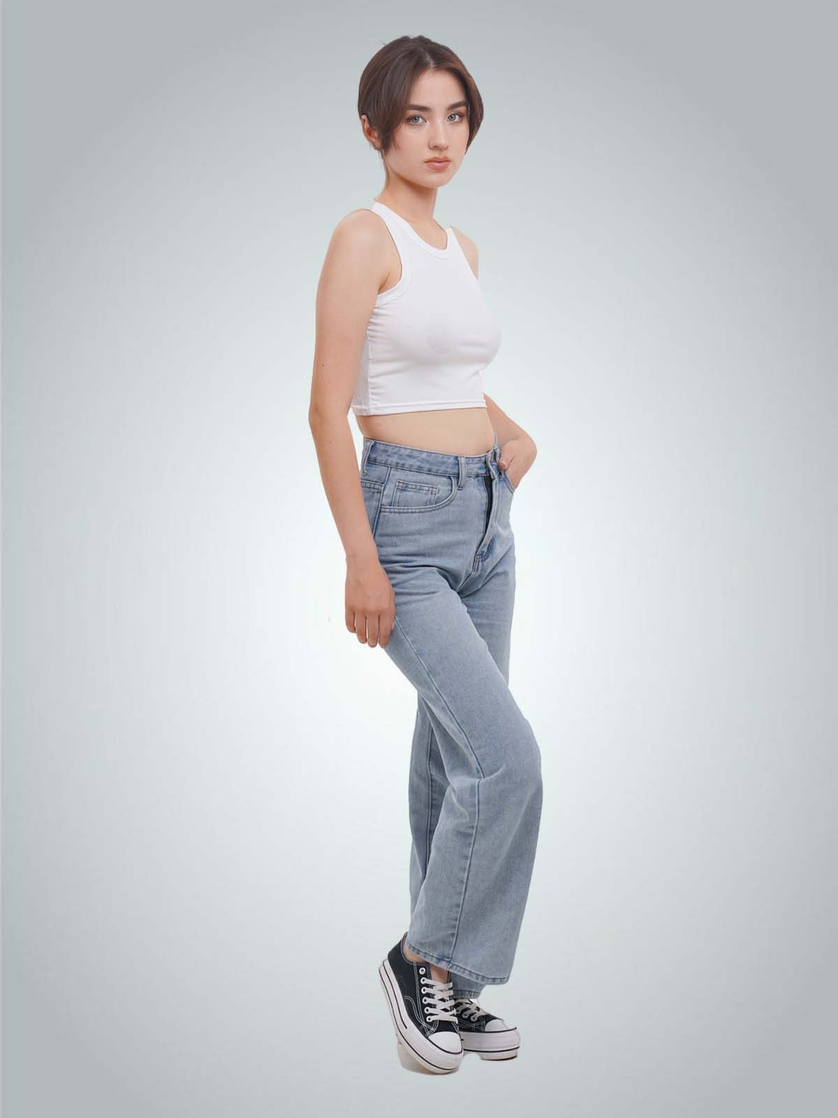 Premium Siyah Fitilli Pamuklu Crop Atlet